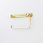 Porte-Papier Toilette en Laiton Massif – Support Mural Élégant