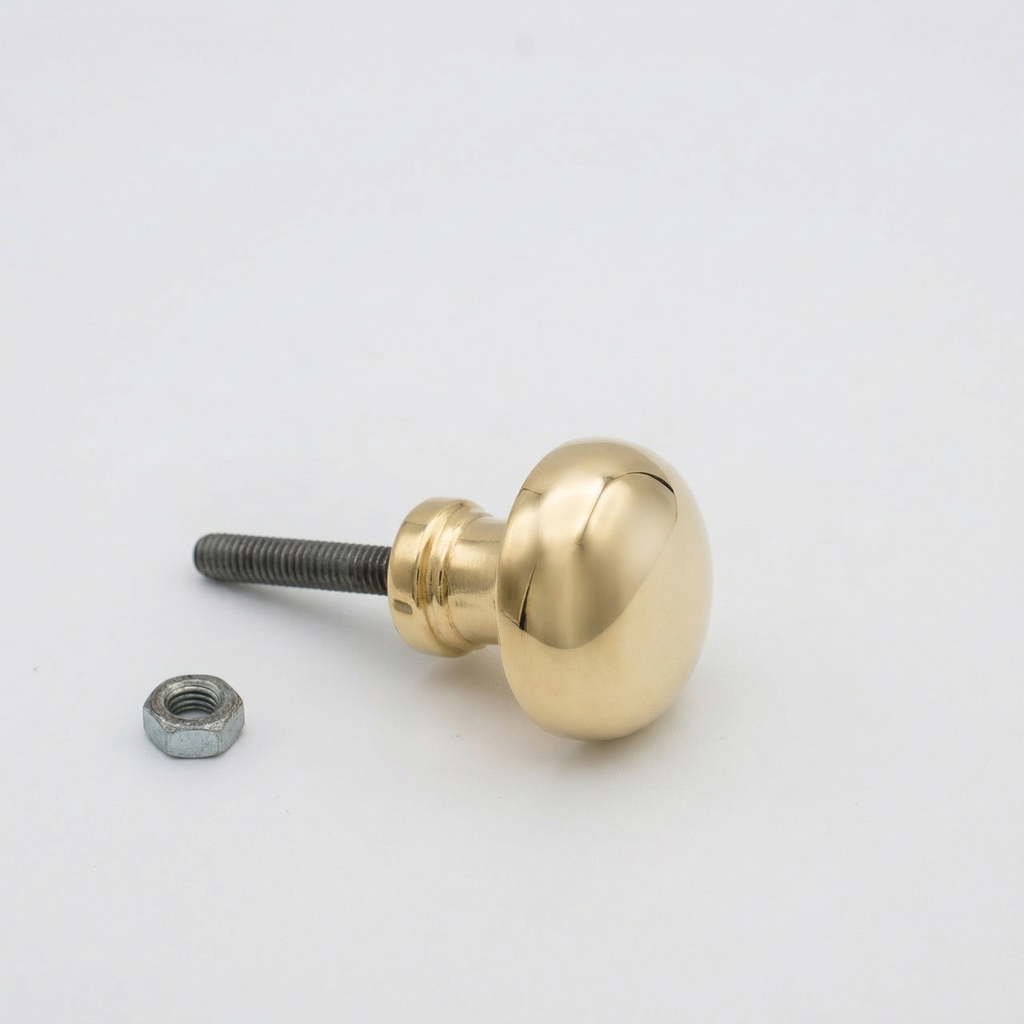 Bouton de Meuble en Laiton – Poignée Ronde