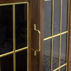 Poignée de Meuble Courbe en Laiton Massif – Collection Épure