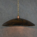 Suspension en Cuivre Martelé – Forme Plateau Rond