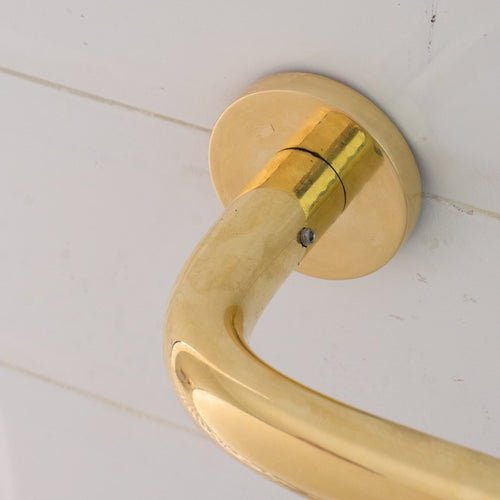 Barre d’Appui Murale en Laiton – Barre de Sécurité Salle de Bain - Mecaf