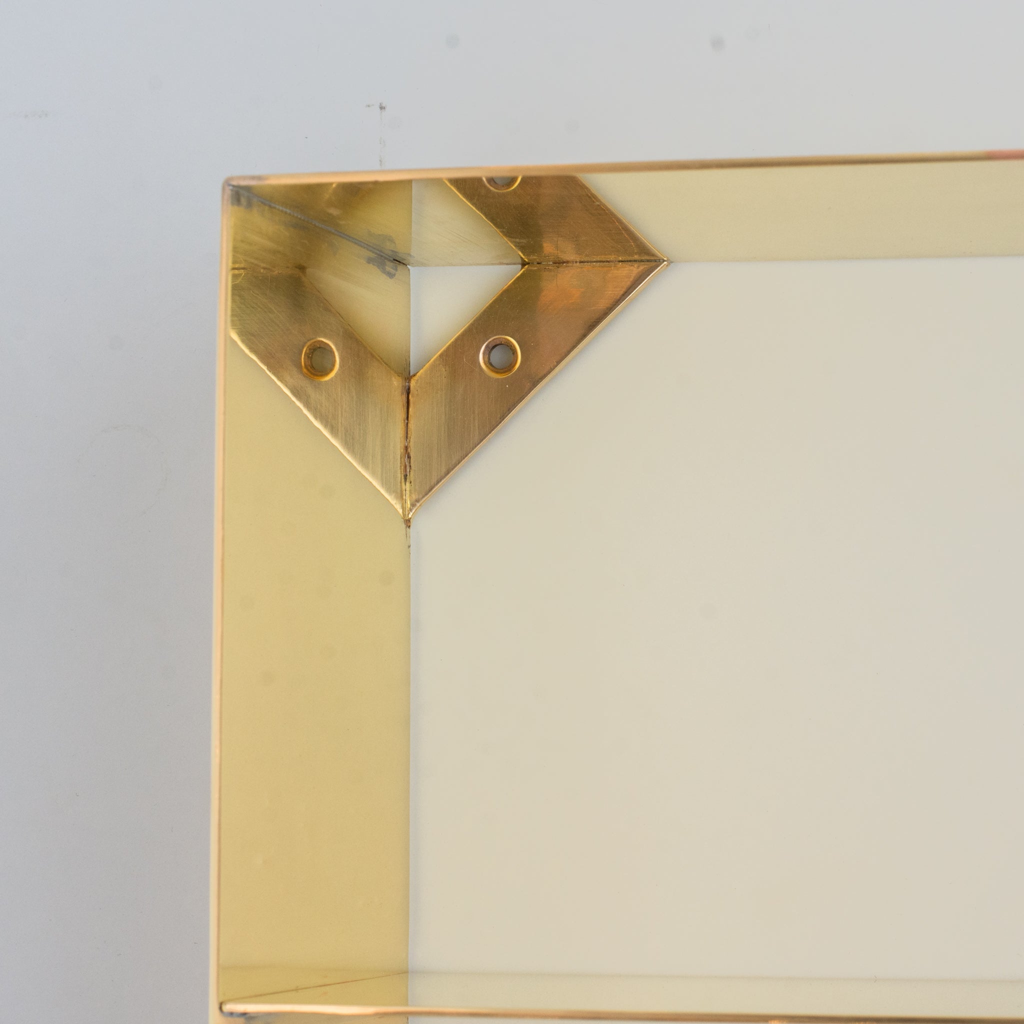 Étagère Murale en Laiton – Étagère Salle de Bain Minimaliste à 3 Niveaux - Mecaf