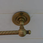 Porte - Papier Toilette Ouvert en Laiton Gravé – Support Mural Décoratif - Mecaf