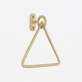 Porte - Serviette Triangle en Laiton – Support Mural - Mecaf
