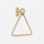 Porte - Serviette Triangle en Laiton – Support Mural - Mecaf